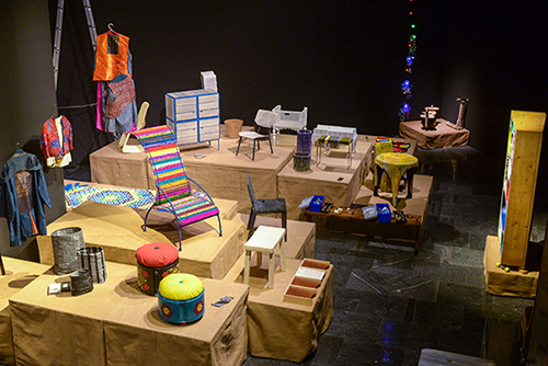 sahil & Sarthak Katran High back chair at Pure Gold Exhibition